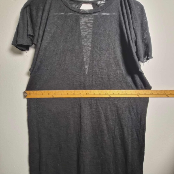 Billabong Out For Waves Sheer Coastal Cover Up Burnout Knit Fluttery Tunic Top L - Picture 13 of 14